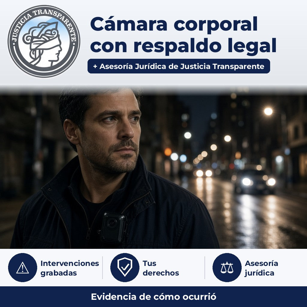 Justicia Transparente - dispositivo con respaldo legal