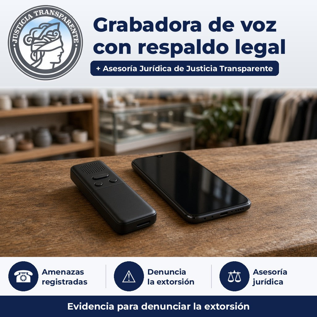 Justicia Transparente - dispositivo con respaldo legal