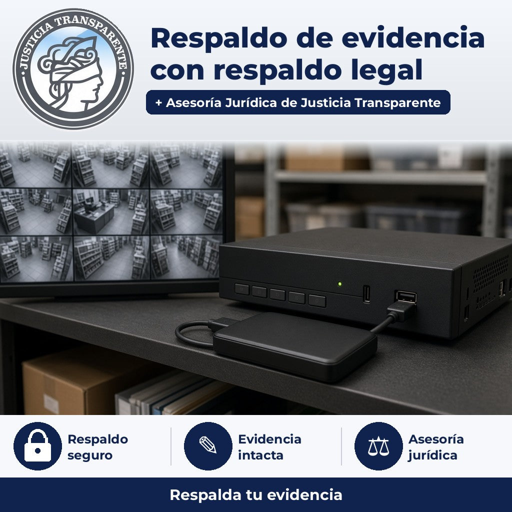 Justicia Transparente - dispositivo con respaldo legal
