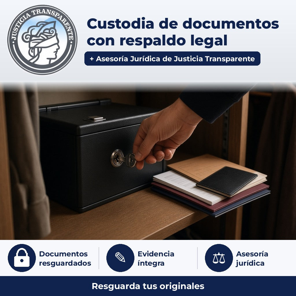 Justicia Transparente - dispositivo con respaldo legal