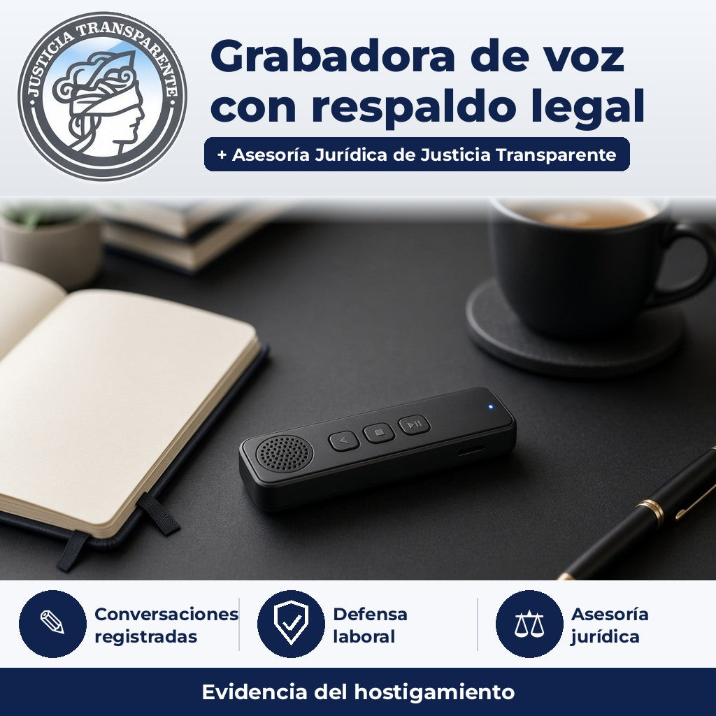 Justicia Transparente - dispositivo con respaldo legal