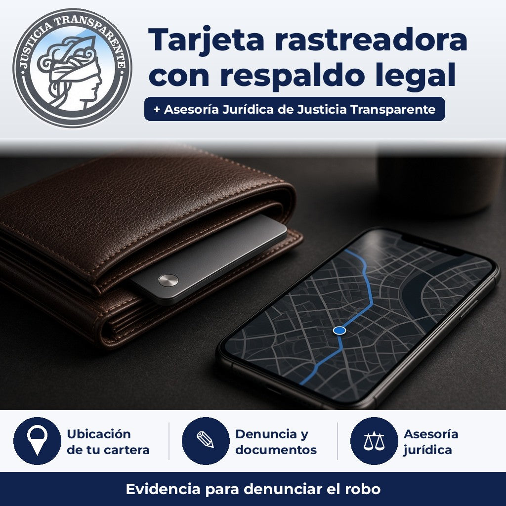 Justicia Transparente - dispositivo con respaldo legal