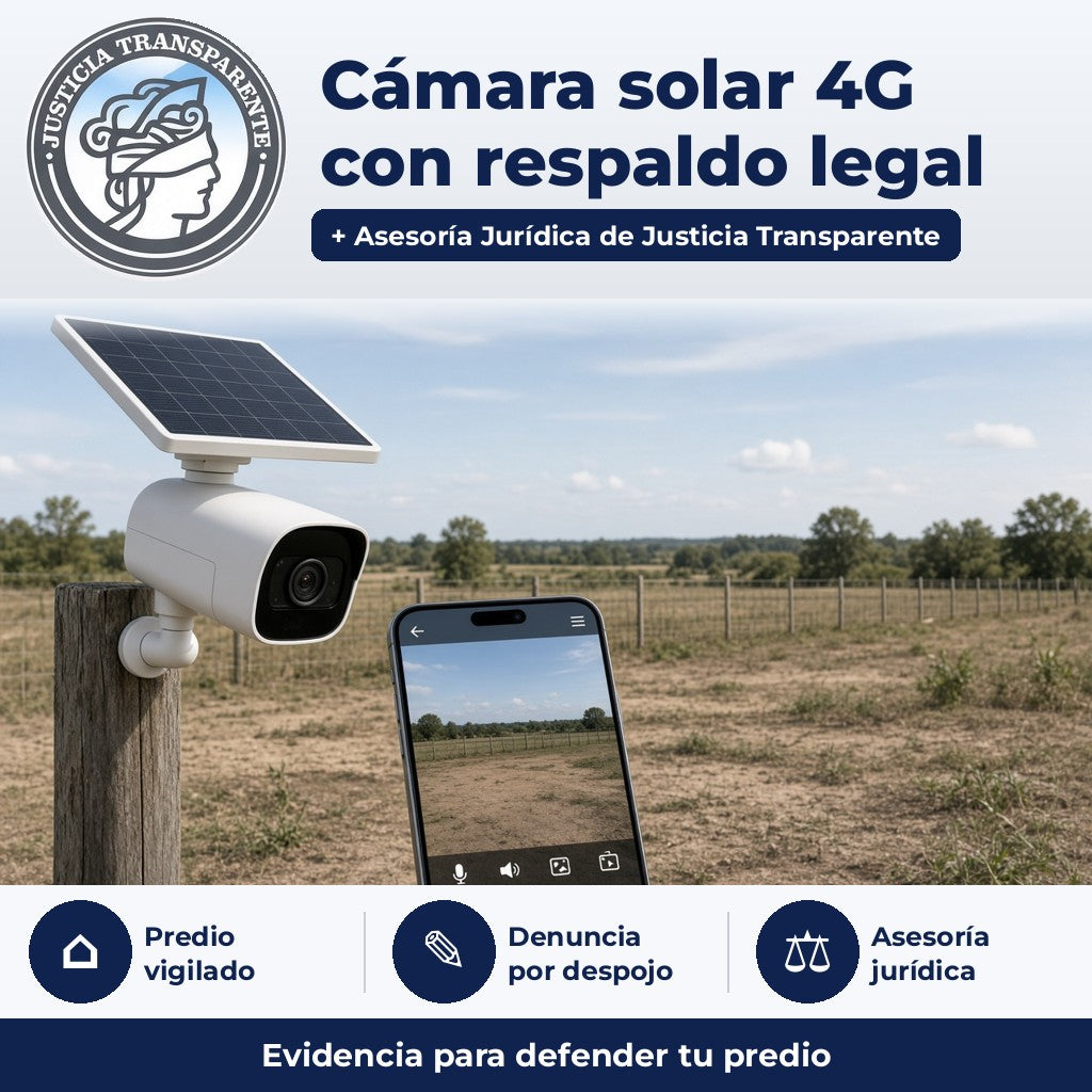 Justicia Transparente - dispositivo con respaldo legal