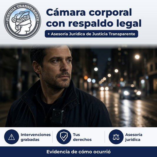 Justicia Transparente - dispositivo con respaldo legal