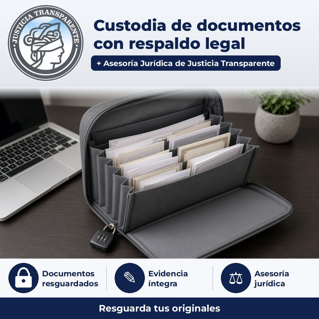 Justicia Transparente - dispositivo con respaldo legal