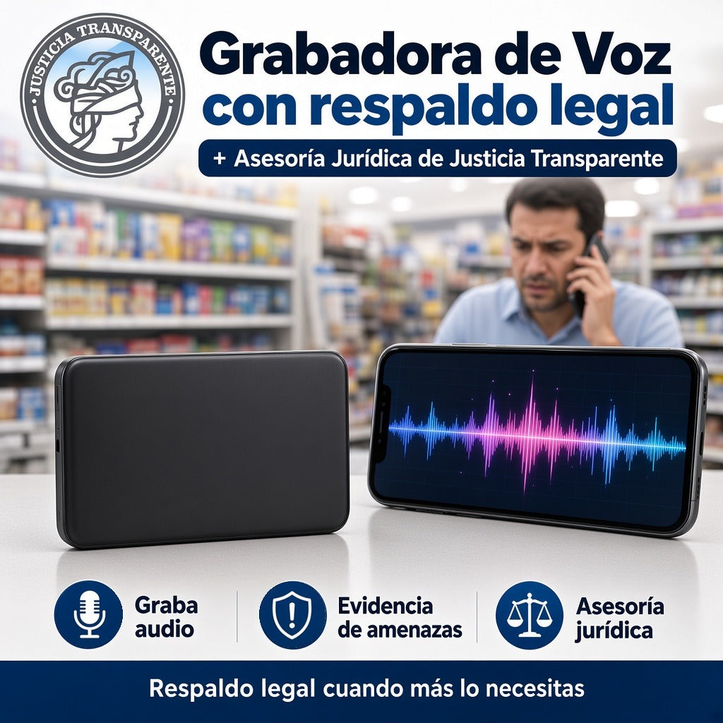 Justicia Transparente - dispositivo con respaldo legal