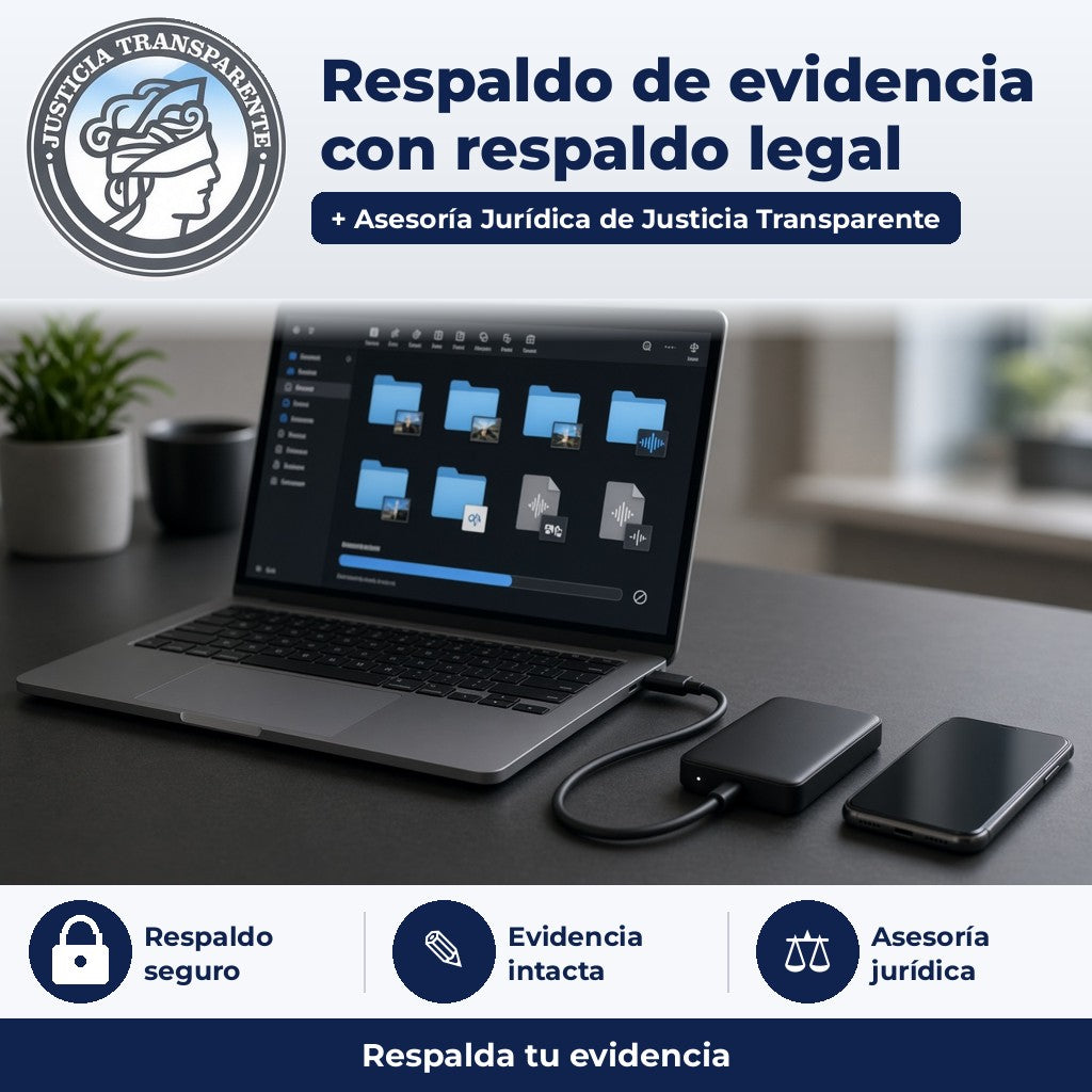Justicia Transparente - dispositivo con respaldo legal