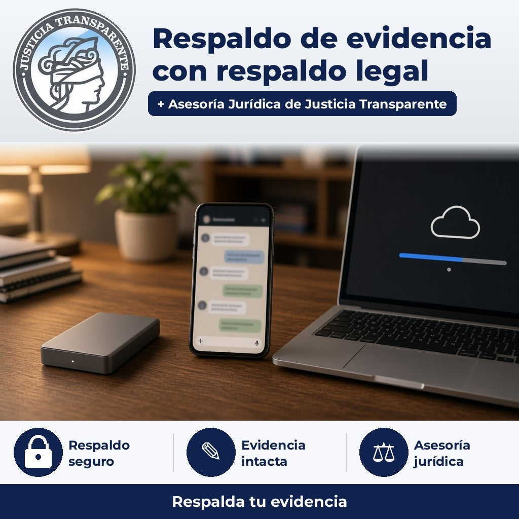 Justicia Transparente - dispositivo con respaldo legal