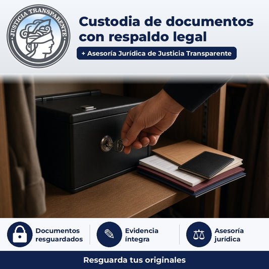 Justicia Transparente - dispositivo con respaldo legal