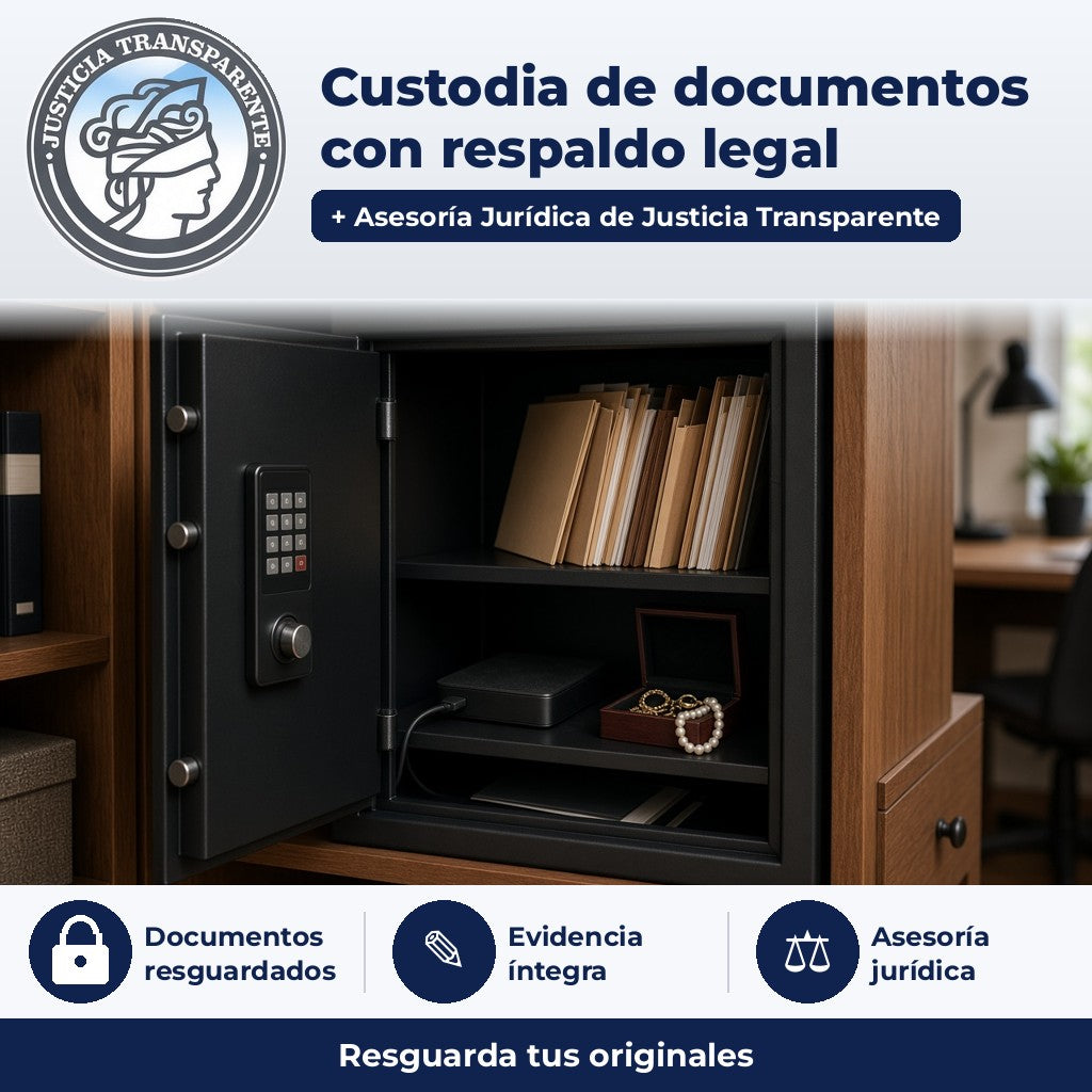Justicia Transparente - dispositivo con respaldo legal