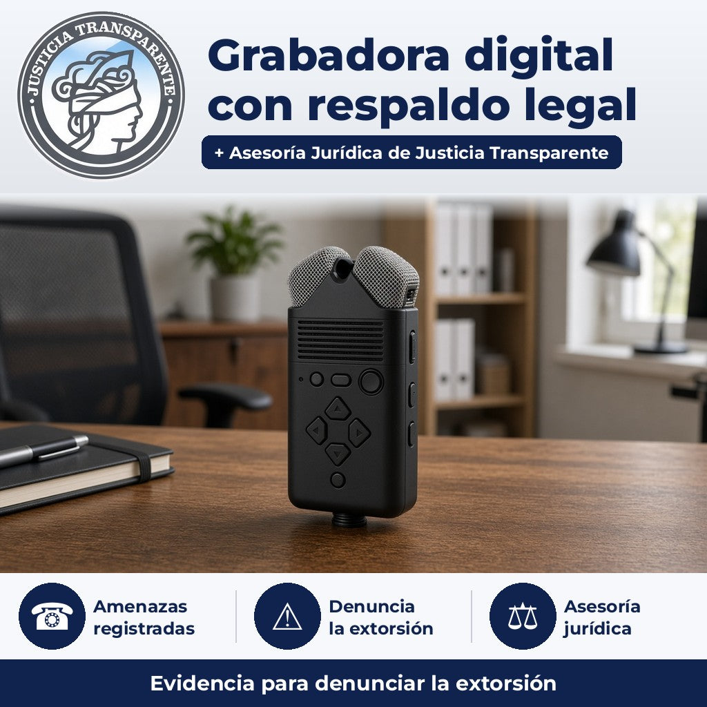Justicia Transparente - dispositivo con respaldo legal